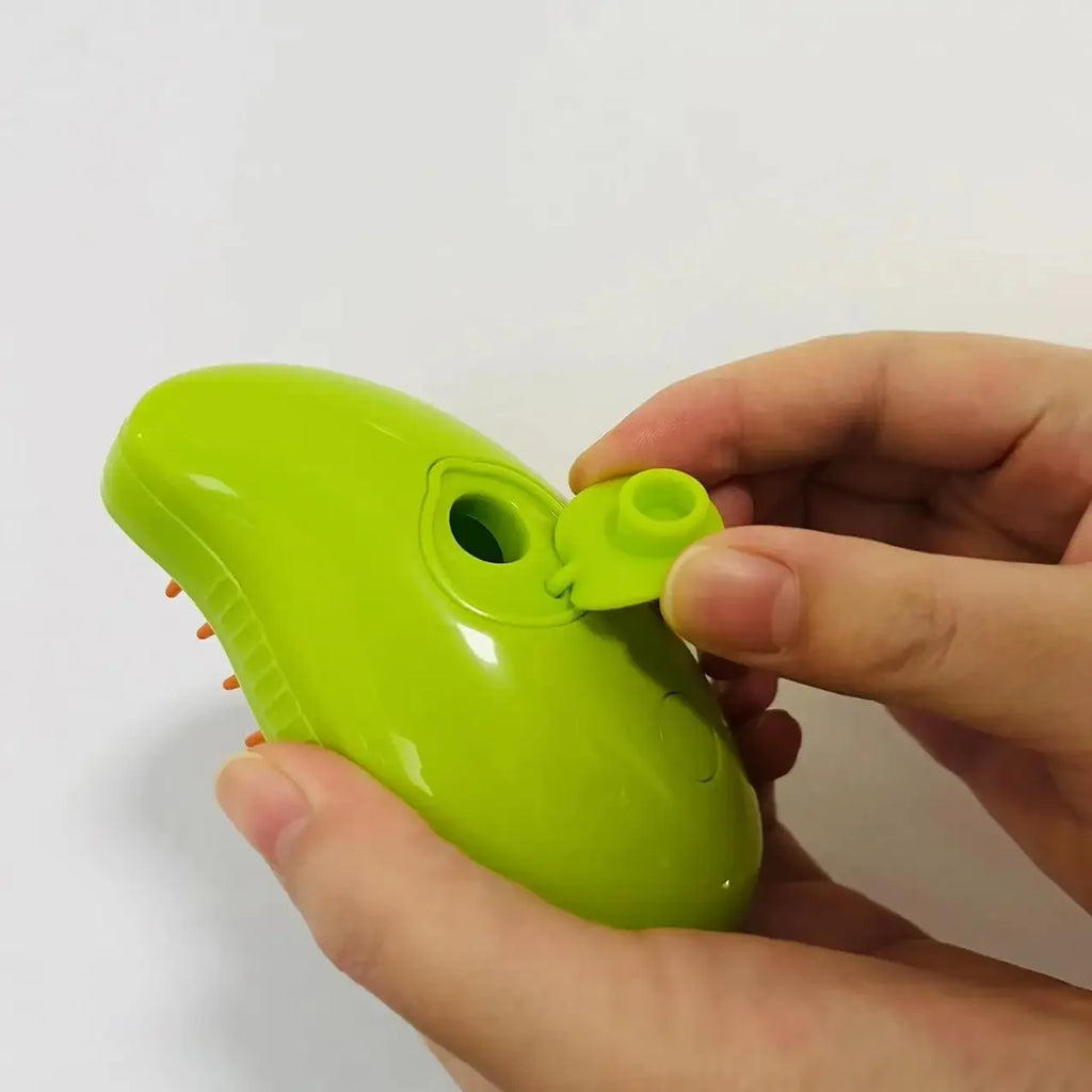 Rotate Steam Brush for Cat Dog Comb Electric Spray Removes Hair Cat Brush Soft Silicone Massage Grooming Comb Pet Accessories